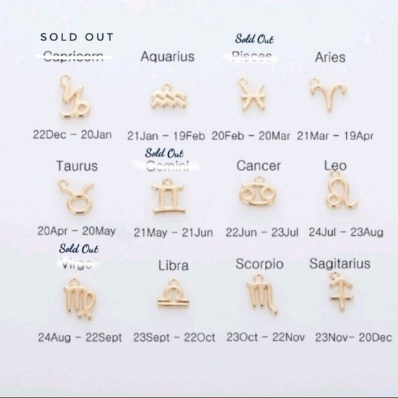 Astrological Zodiac Pendant Necklace - Picture 6 of 7